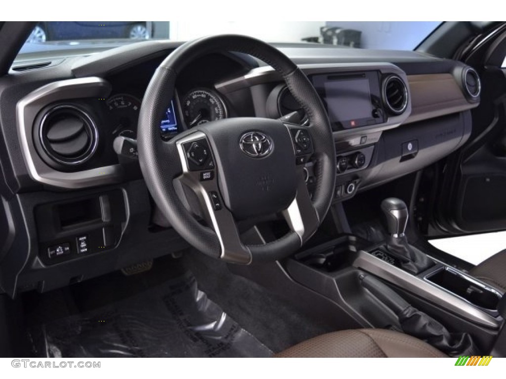 2016 Toyota Tacoma Limited Double Cab 4x4 Limited Hickory Dashboard Photo #118634576