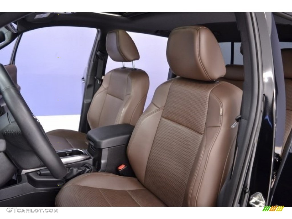 Limited Hickory Interior 2016 Toyota Tacoma Limited Double Cab 4x4 Photo #118634591