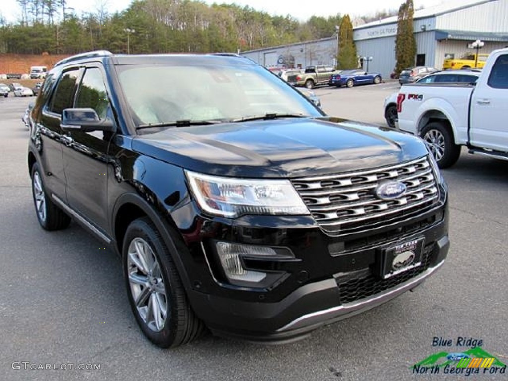 2017 Explorer Limited 4WD - Shadow Black / Medium Light Camel photo #7