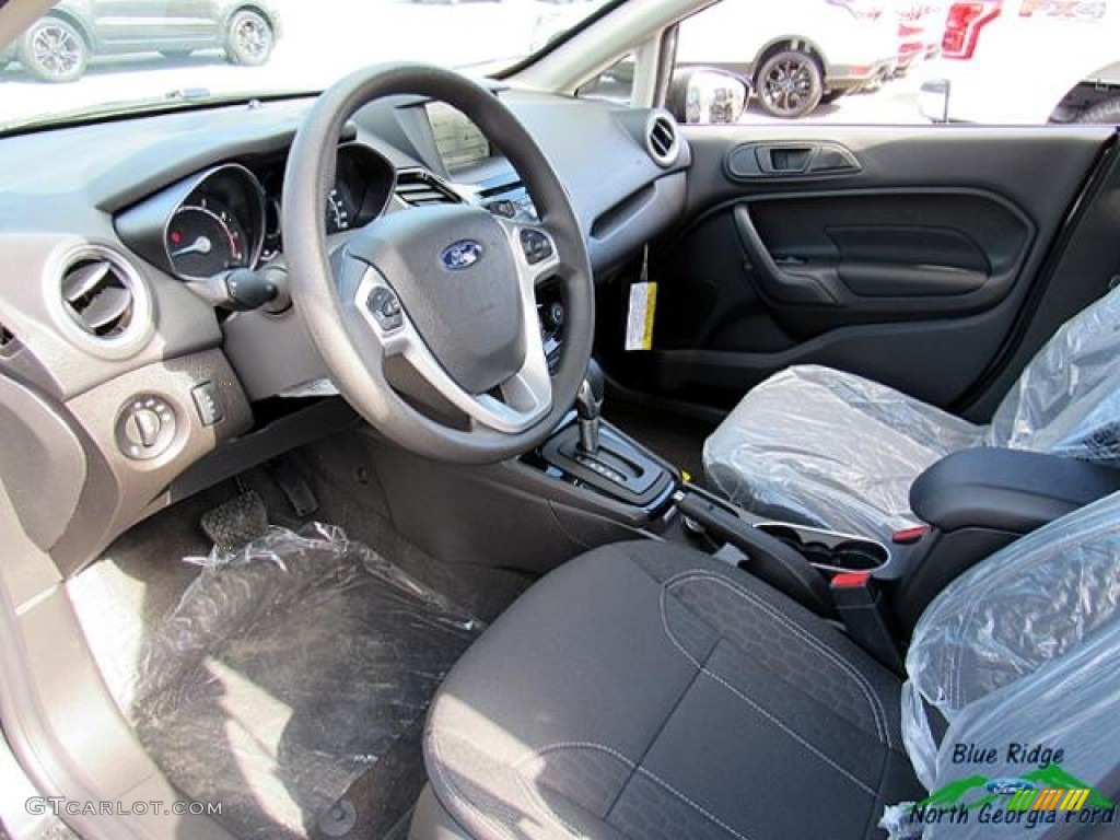 2017 Fiesta SE Hatchback - Magnetic / Charcoal Black photo #28