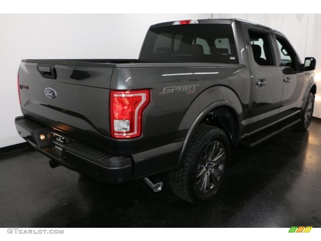 2017 F150 XLT SuperCrew 4x4 - Magnetic / Black Special Edition Package photo #8