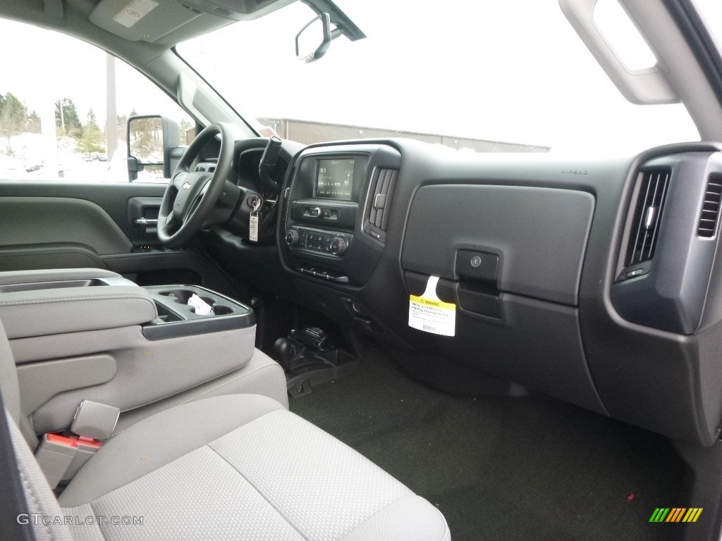 2017 Silverado 2500HD Work Truck Double Cab 4x4 - Summit White / Dark Ash/Jet Black photo #5