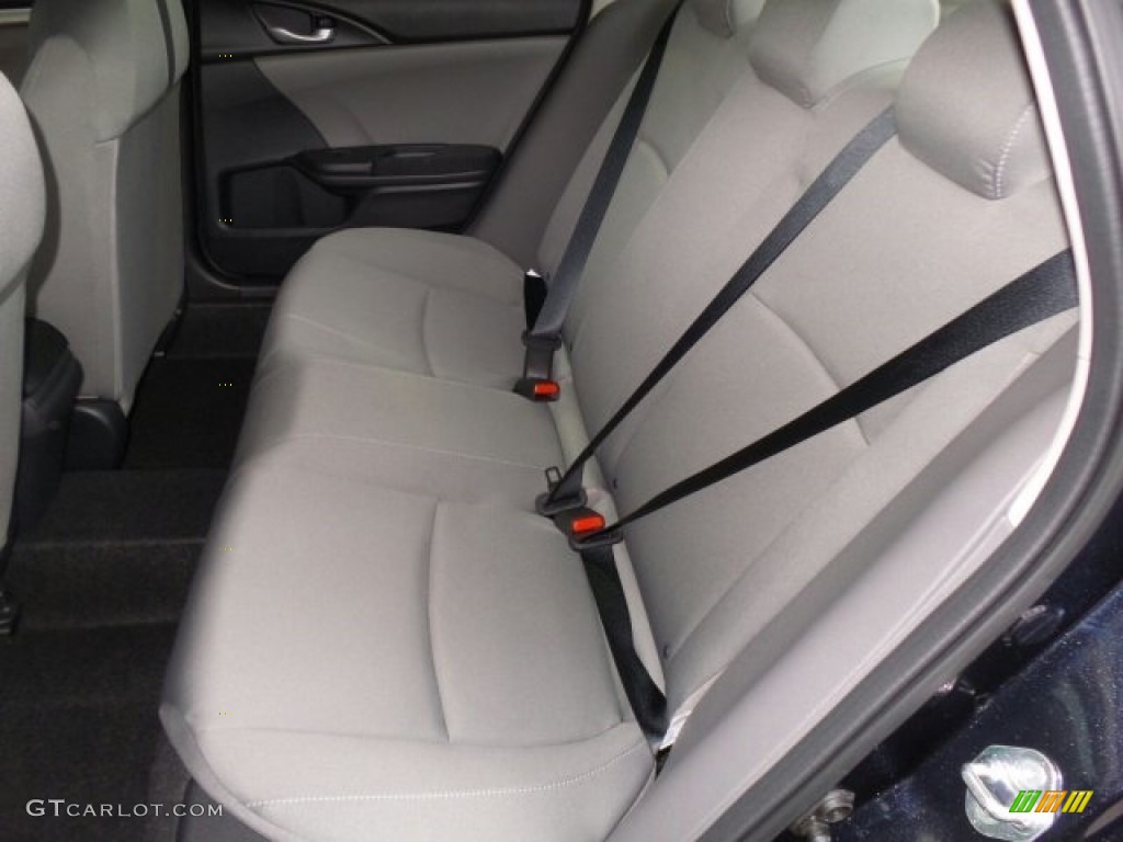 2017 Civic LX Sedan - Modern Steel Metallic / Gray photo #11