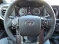 Black 2017 Toyota Tacoma TRD Sport Double Cab 4x4 Steering Wheel