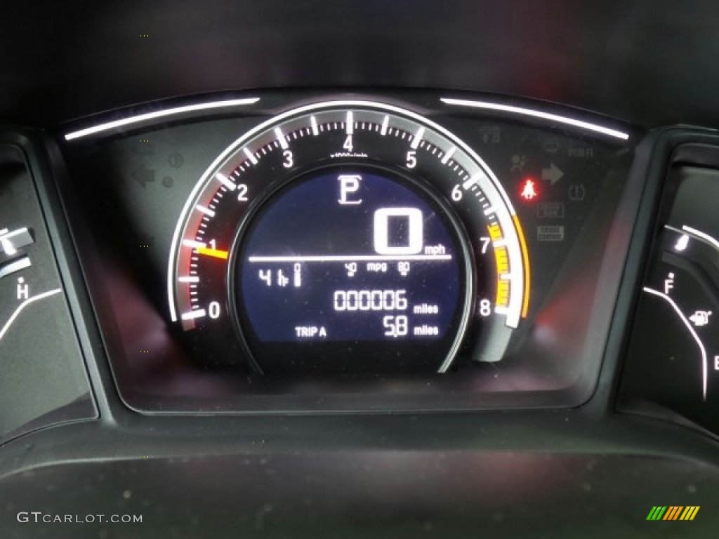 2017 Civic LX Sedan - Modern Steel Metallic / Gray photo #17