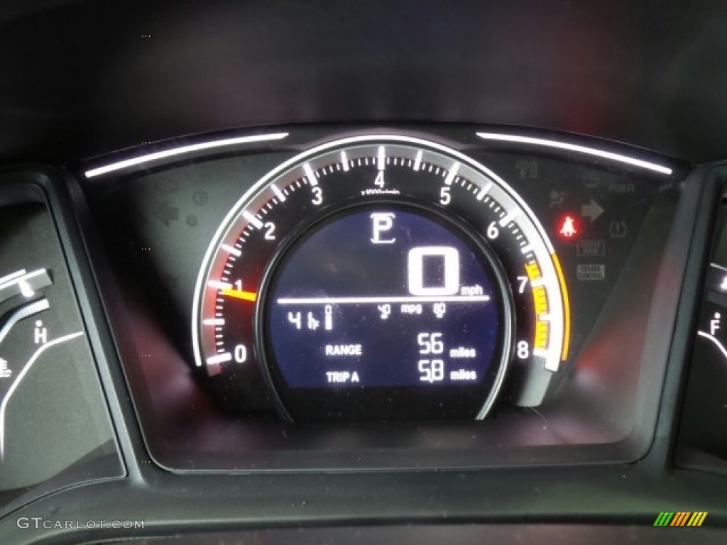 2017 Civic LX Sedan - Modern Steel Metallic / Gray photo #18