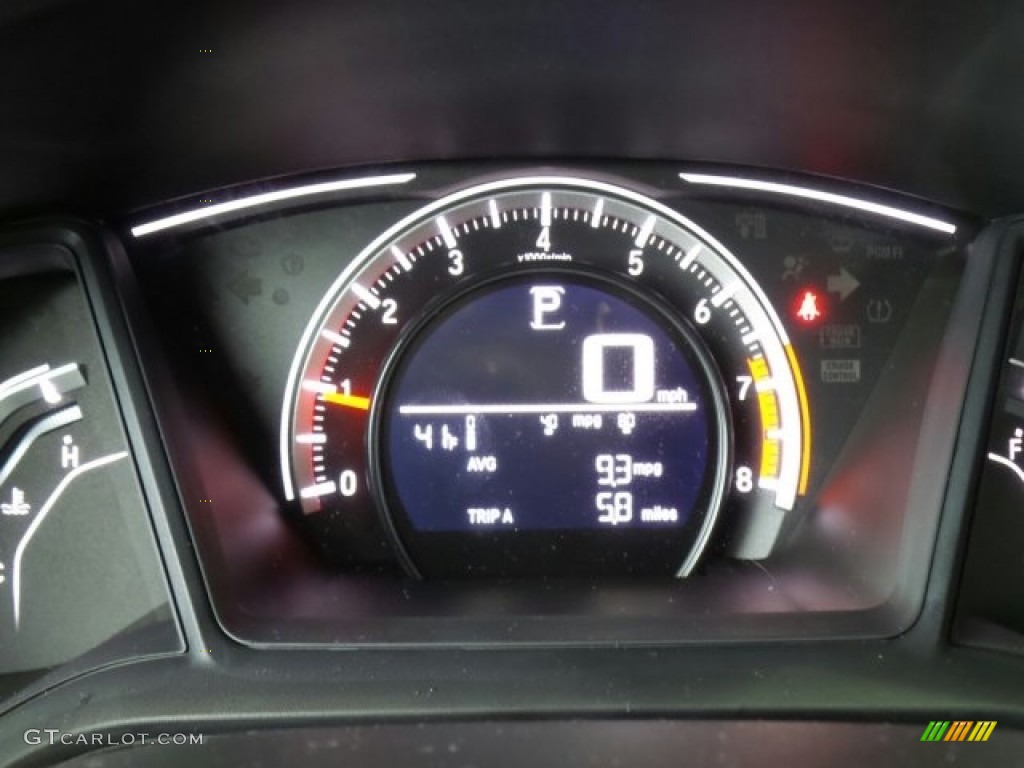 2017 Civic LX Sedan - Modern Steel Metallic / Gray photo #19