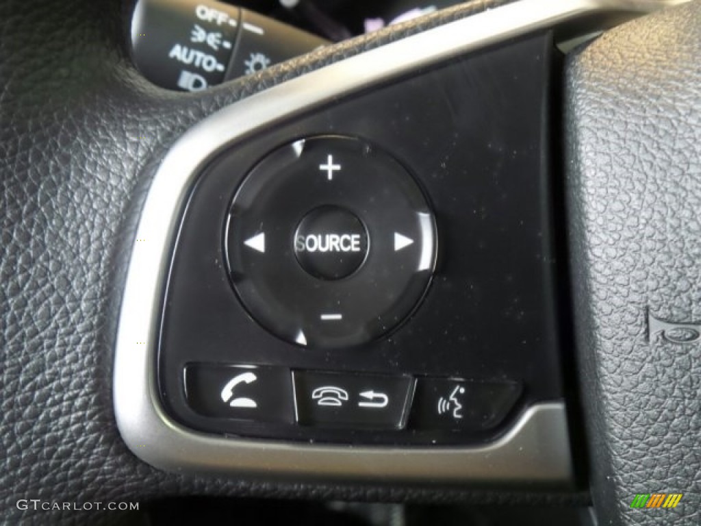 2017 Civic LX Sedan - Modern Steel Metallic / Gray photo #20