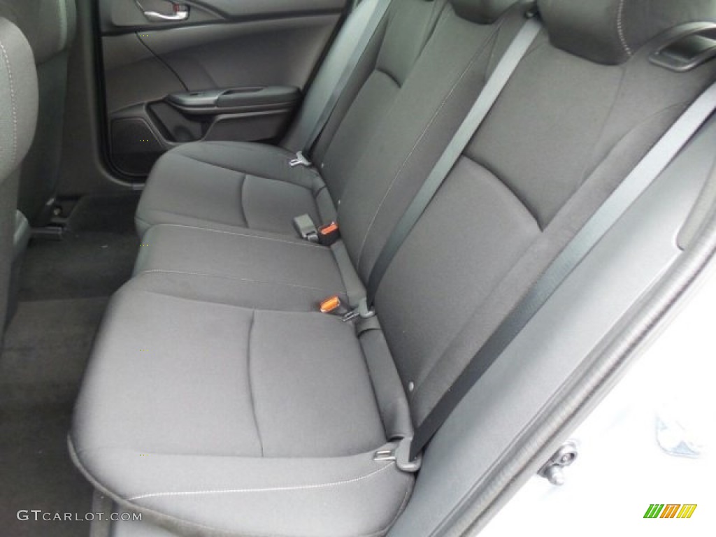 2017 Honda Civic LX Hatchback Rear Seat Photo #118647503