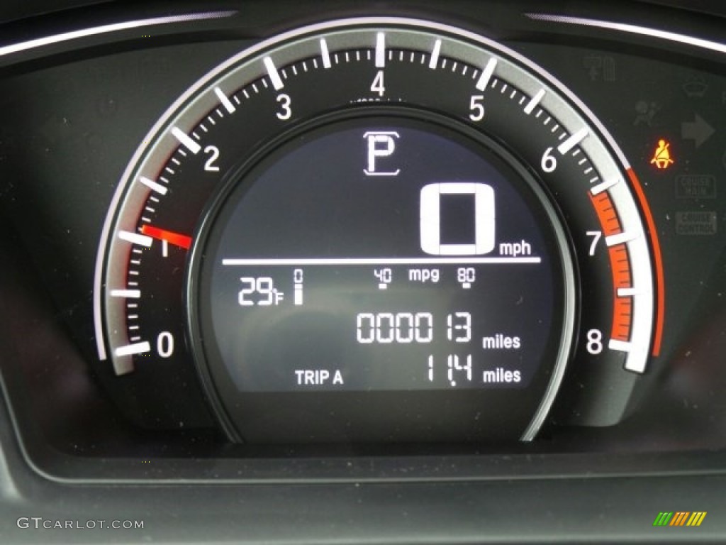 2017 Honda Civic LX Hatchback Gauges Photo #118647584