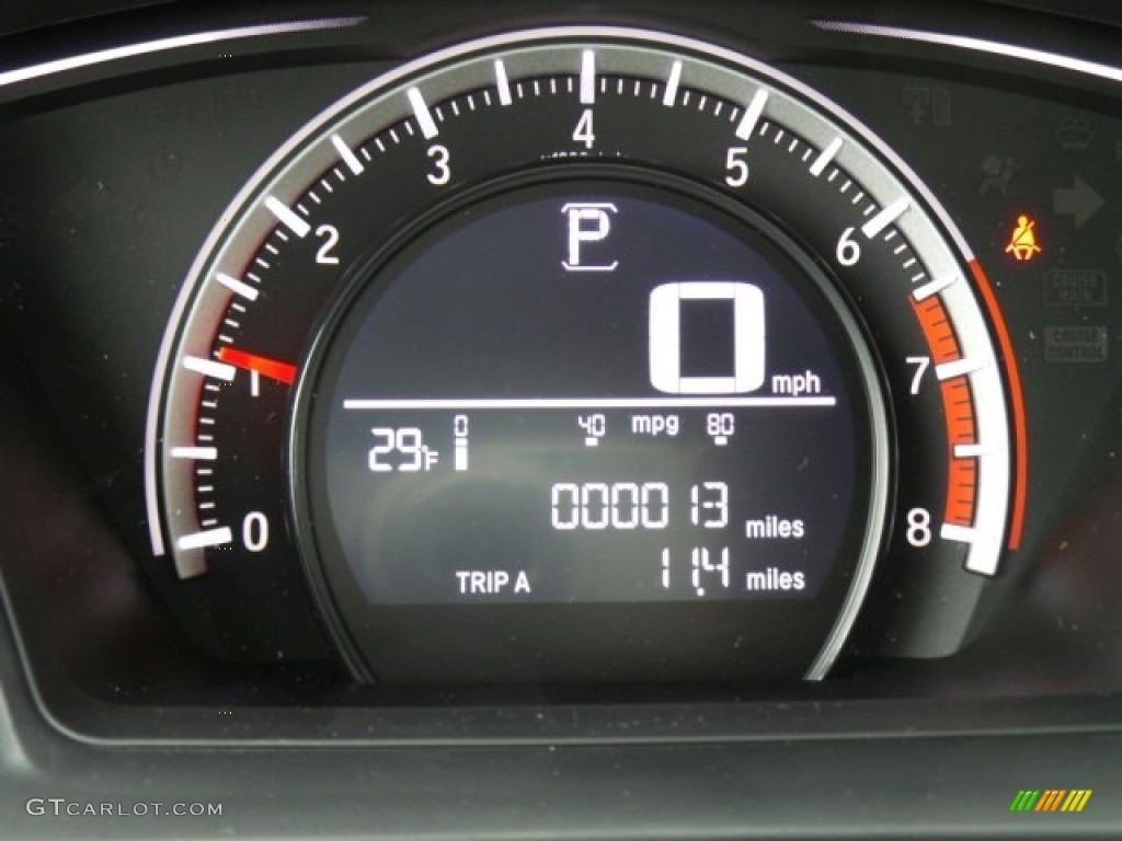 2017 Honda Civic LX Hatchback Gauges Photo #118647584