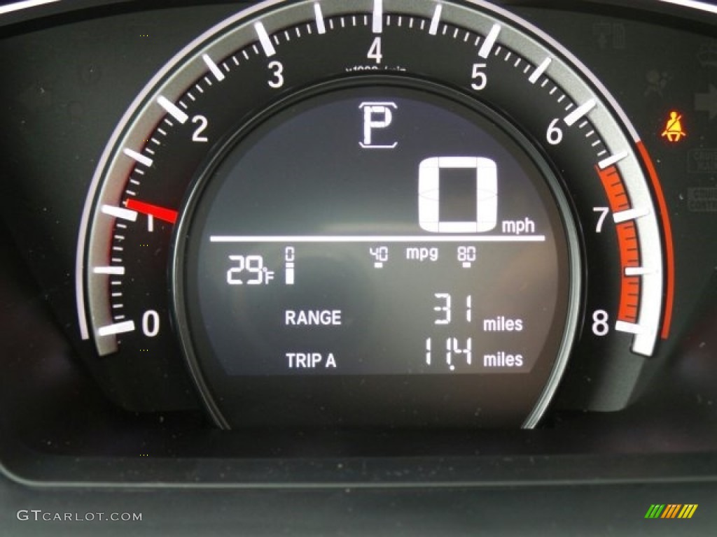 2017 Honda Civic LX Hatchback Gauges Photos