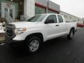 2017 Super White Toyota Tundra SR Double Cab 4x4  photo #5