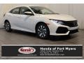 White Orchid Pearl - Civic LX Hatchback Photo No. 1