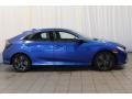 2017 Aegean Blue Metallic Honda Civic EX Hatchback  photo #3