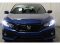 2017 Aegean Blue Metallic Honda Civic EX Hatchback  photo #4