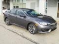 2017 Modern Steel Metallic Honda Civic EX Sedan  photo #1
