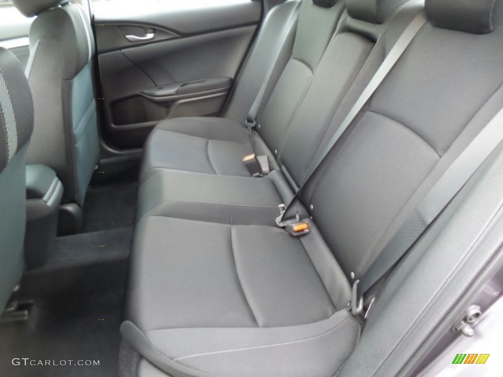 2017 Civic EX Sedan - Modern Steel Metallic / Black photo #10