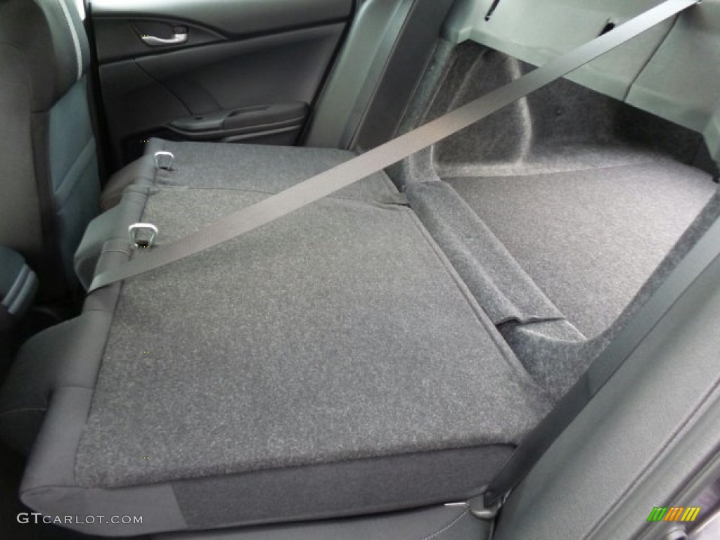 2017 Civic EX Sedan - Modern Steel Metallic / Black photo #12