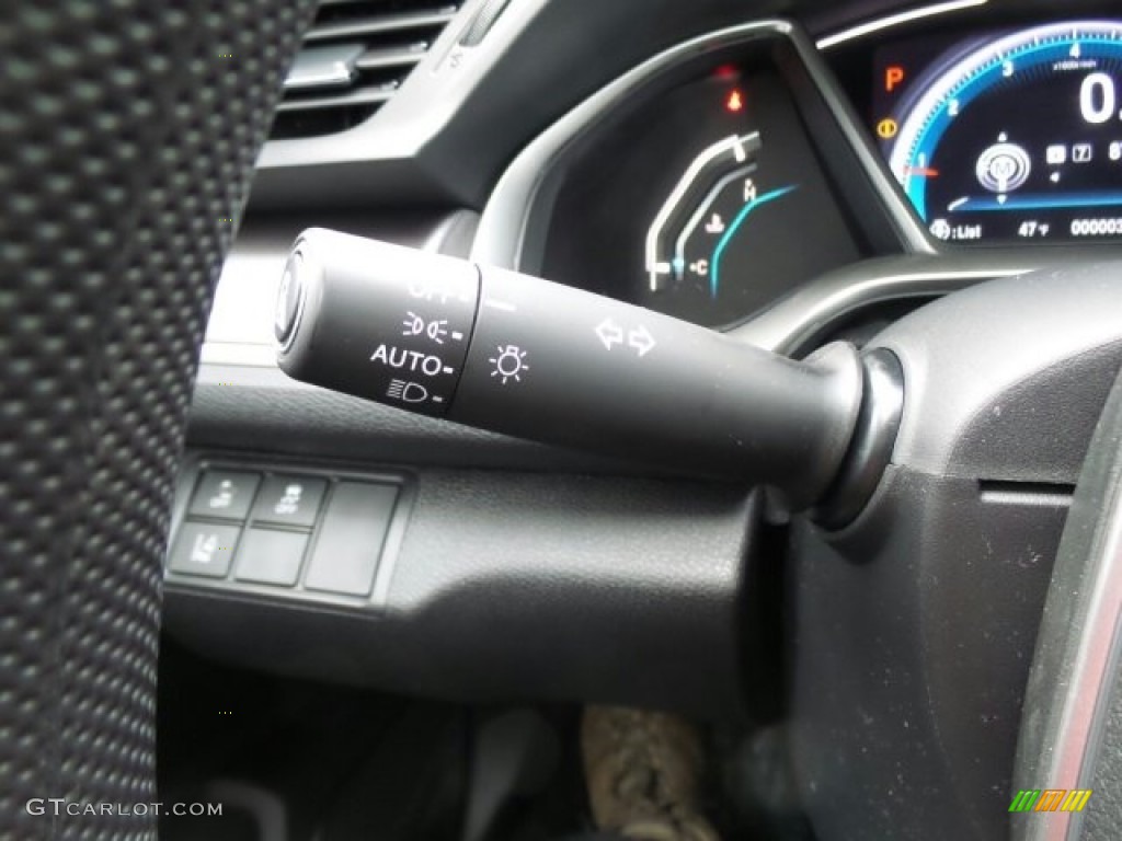 2017 Civic EX Sedan - Modern Steel Metallic / Black photo #20