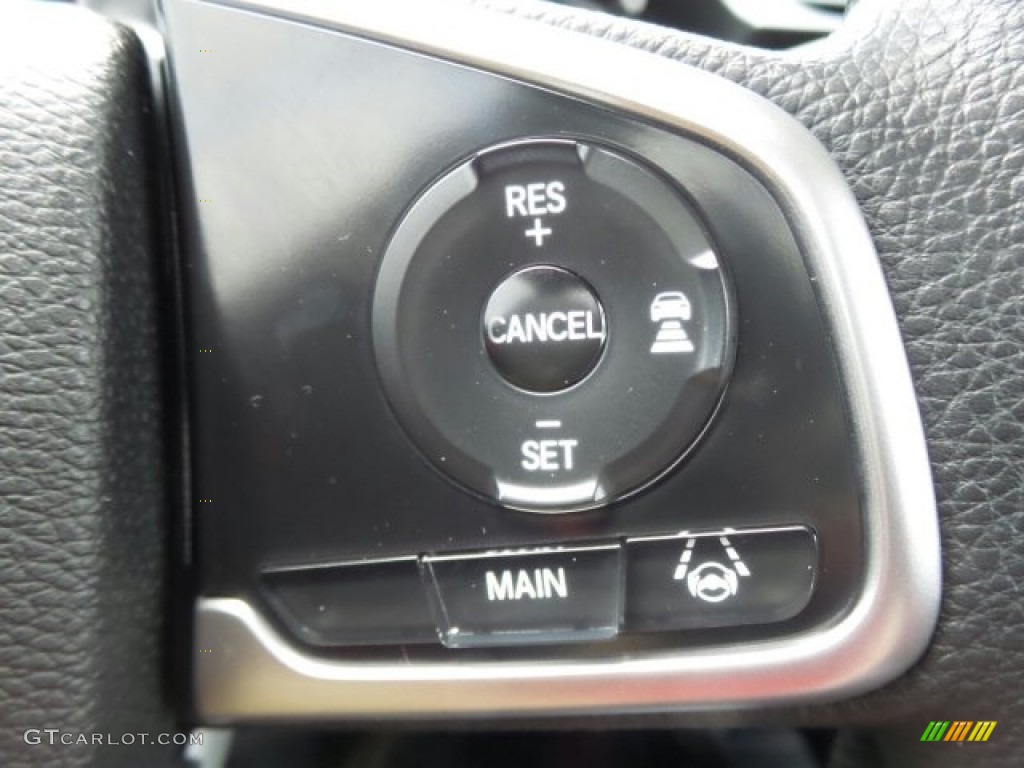 2017 Civic EX Sedan - Modern Steel Metallic / Black photo #21