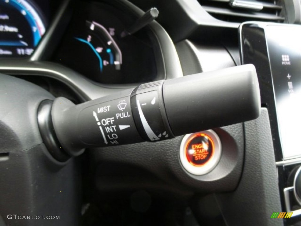 2017 Civic EX Sedan - Modern Steel Metallic / Black photo #22