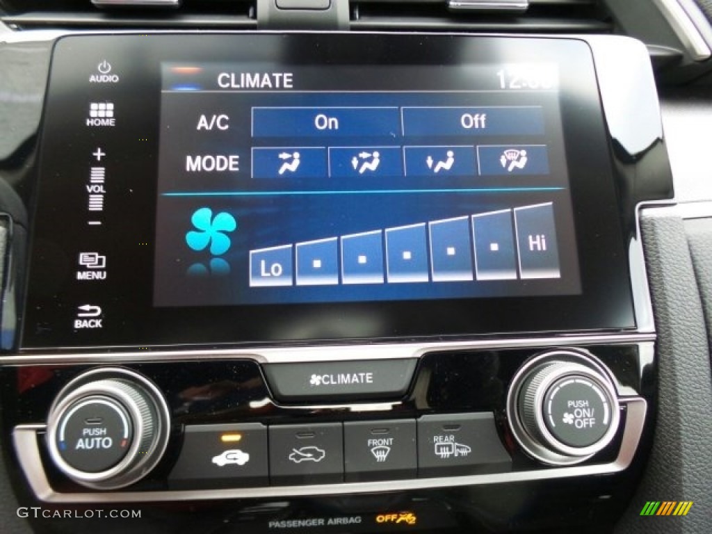 2017 Civic EX Sedan - Modern Steel Metallic / Black photo #29