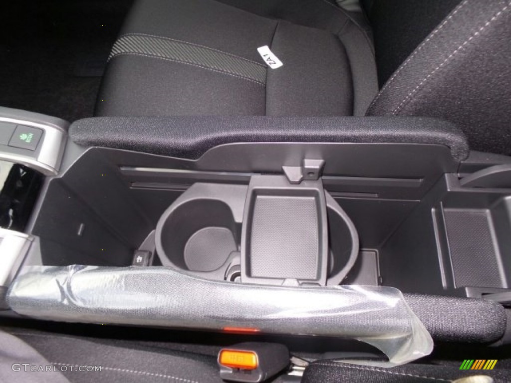 2017 Civic EX Sedan - Modern Steel Metallic / Black photo #34