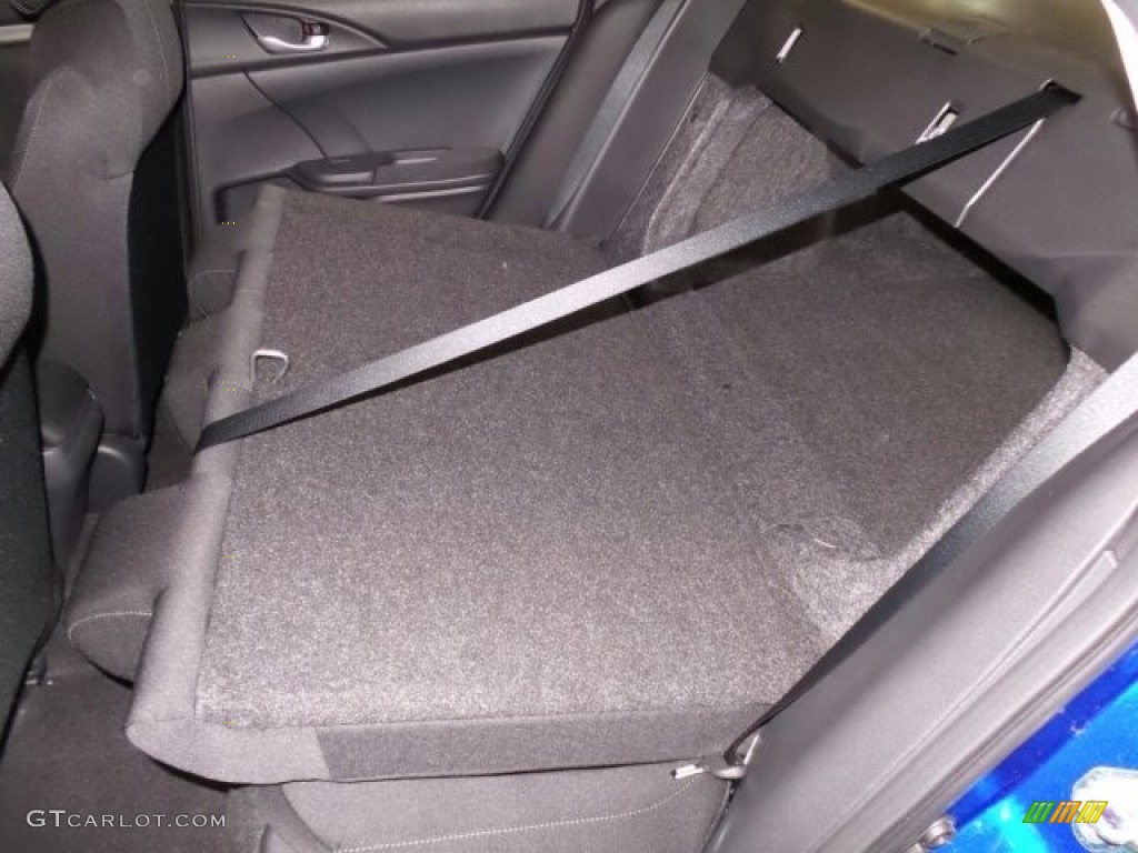 2017 Civic LX Sedan - Aegean Blue Metallic / Black photo #13