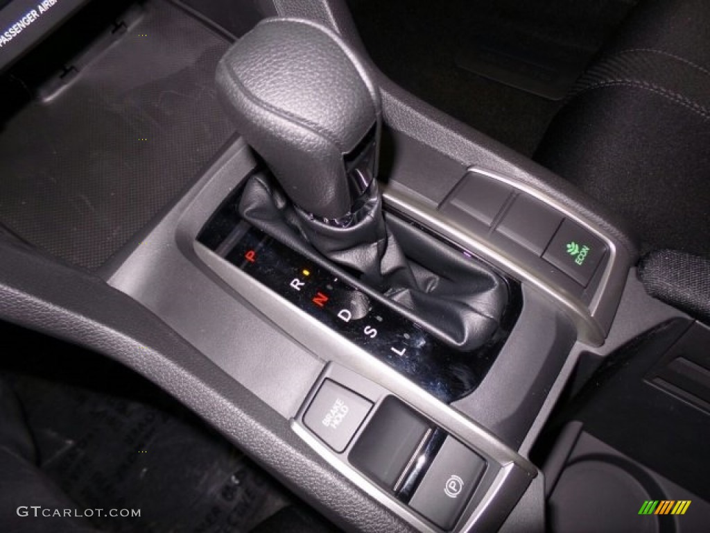 2017 Civic LX Sedan - Aegean Blue Metallic / Black photo #27