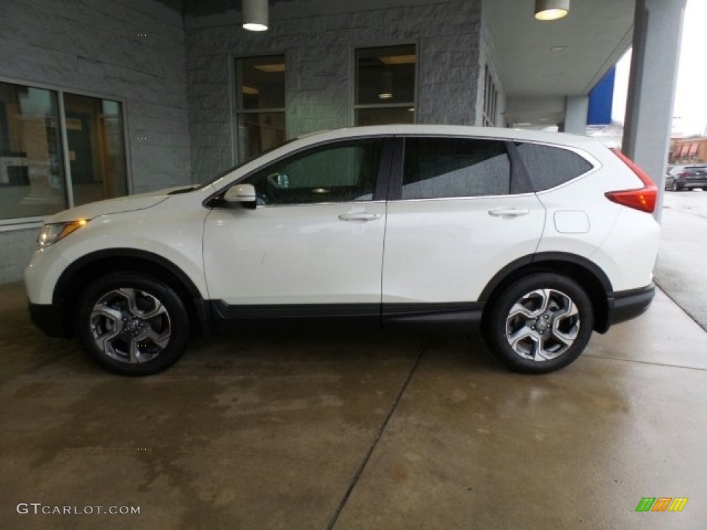 2017 CR-V EX AWD - White Diamond Pearl / Ivory photo #6