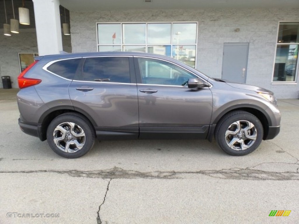 2017 CR-V EX AWD - Modern Steel Metallic / Gray photo #2