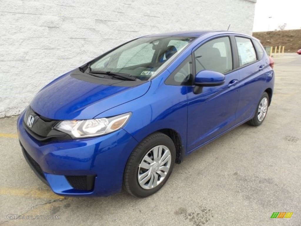 Aegean Blue Metallic 2017 Honda Fit LX Exterior Photo #118652444