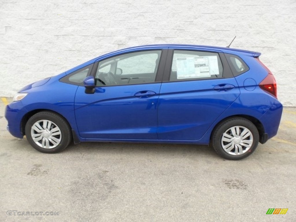 Aegean Blue Metallic 2017 Honda Fit LX Exterior Photo #118652447