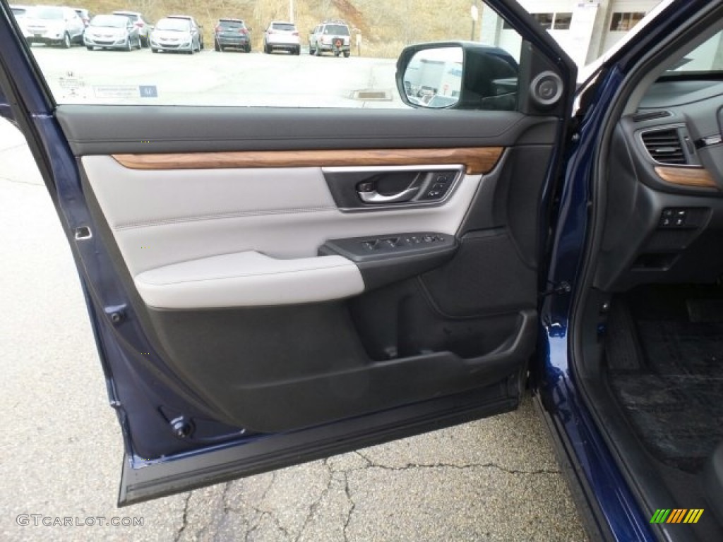 2017 Honda CR-V Touring AWD Black Door Panel Photo #118652558