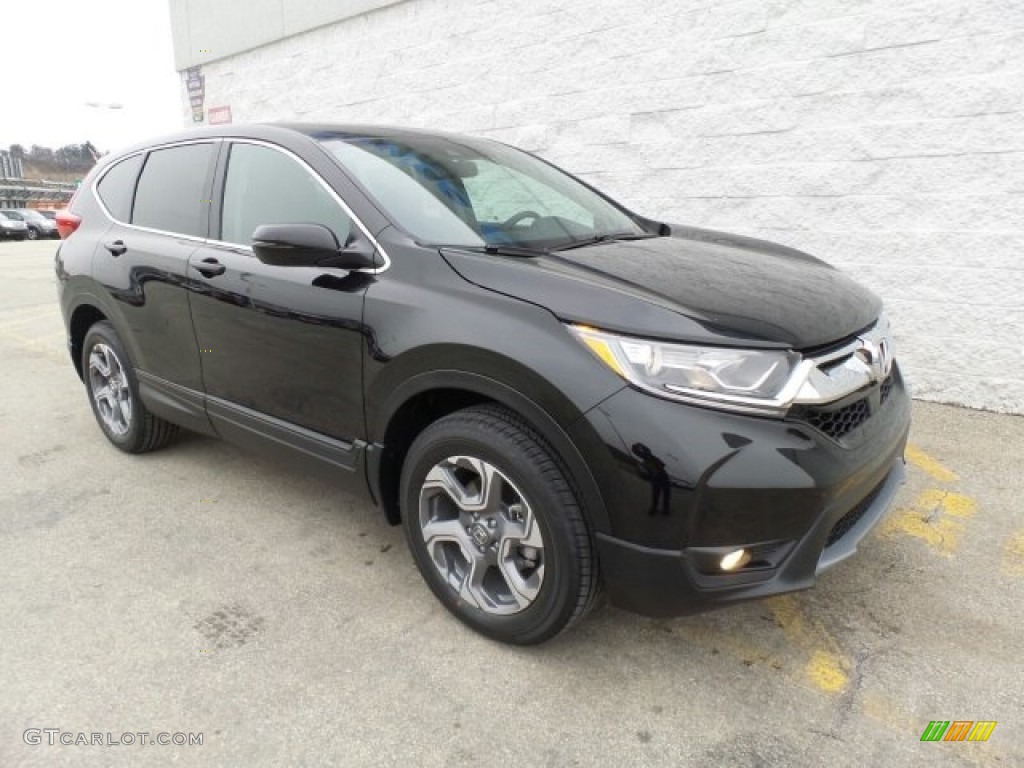 2017 CR-V EX-L AWD - Crystal Black Pearl / Black photo #1