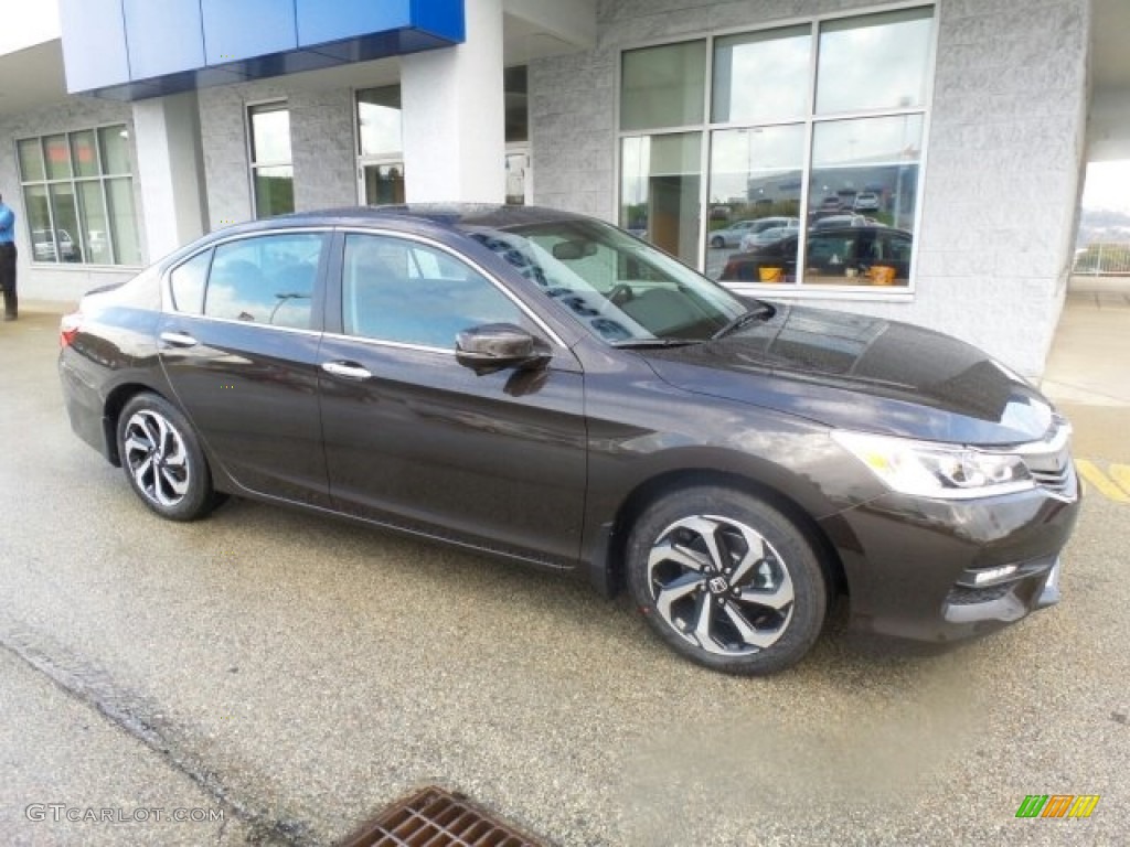 2017 Accord EX-L Sedan - Kona Coffee Metallic / Black photo #1