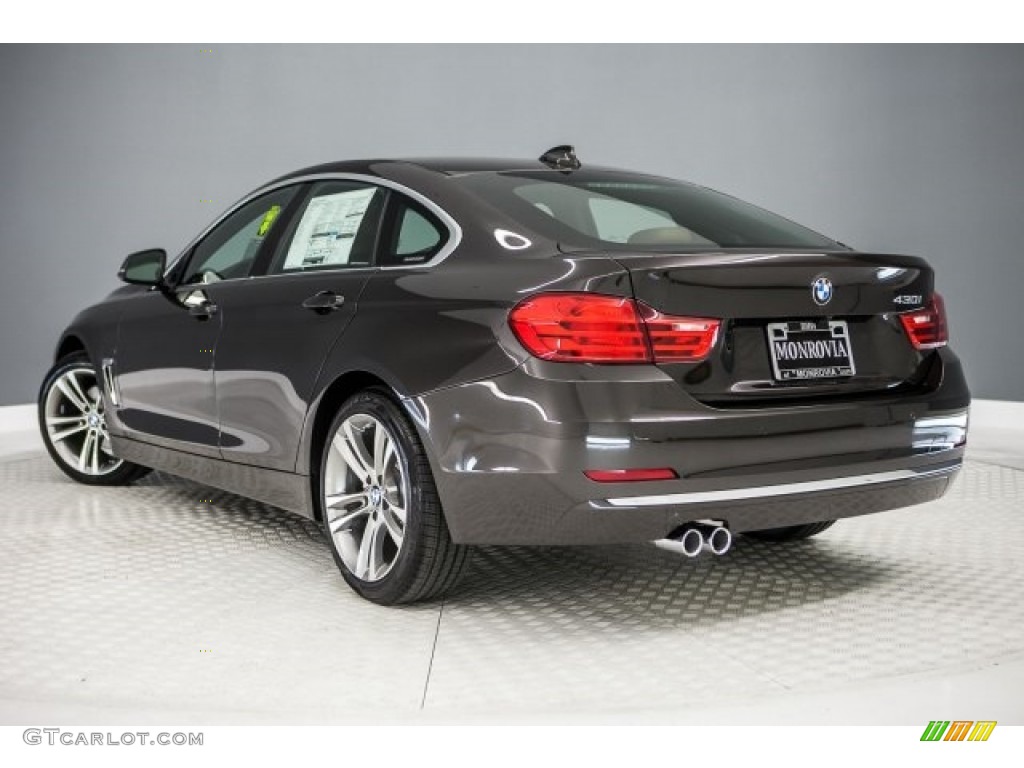 2017 4 Series 430i Gran Coupe - Jatoba Brown Metallic / Saddle Brown photo #3