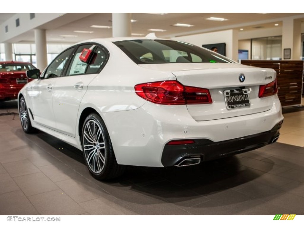 2017 5 Series 540i Sedan - Alpine White / Black photo #3