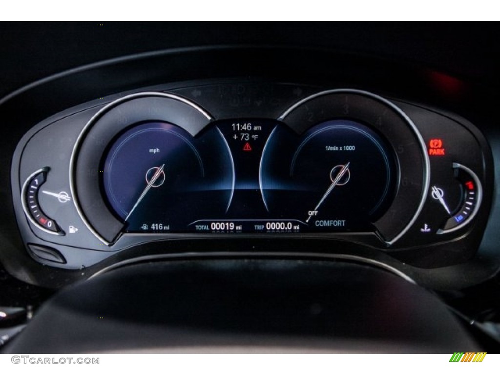 2017 BMW 5 Series 540i Sedan Gauges Photo #118654076