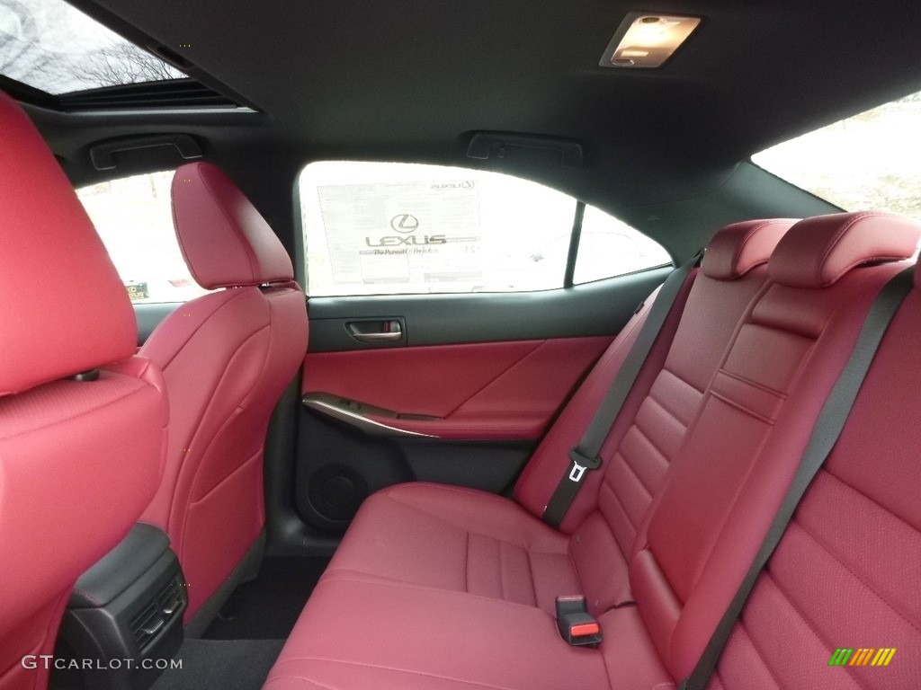 2017 Lexus IS 350 F Sport AWD Rear Seat Photo #118654088