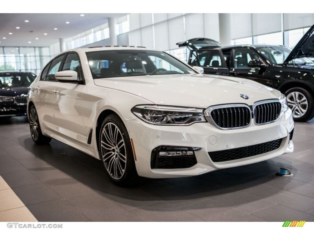 Alpine White 2017 BMW 5 Series 540i Sedan Exterior Photo #118654190