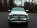 Pearl White - 3500 Laramie Crew Cab 4x4 Dual Rear Wheel Photo No. 3