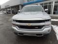 2017 Silver Ice Metallic Chevrolet Silverado 1500 LT Double Cab 4x4  photo #2