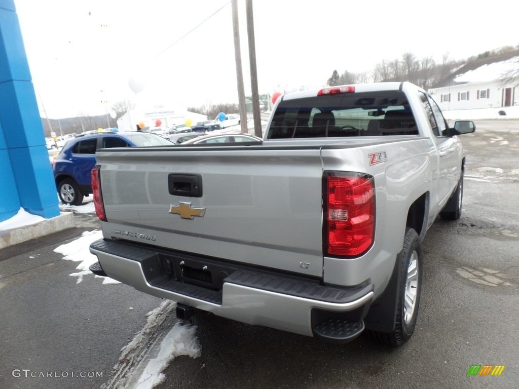 2017 Silverado 1500 LT Double Cab 4x4 - Silver Ice Metallic / Jet Black photo #7