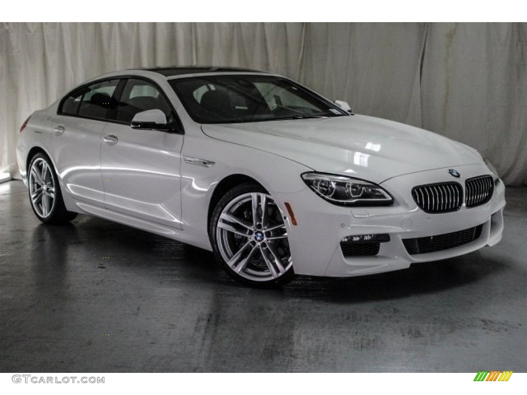 Alpine White 2017 BMW 6 Series 650i Gran Coupe Exterior Photo #118657001