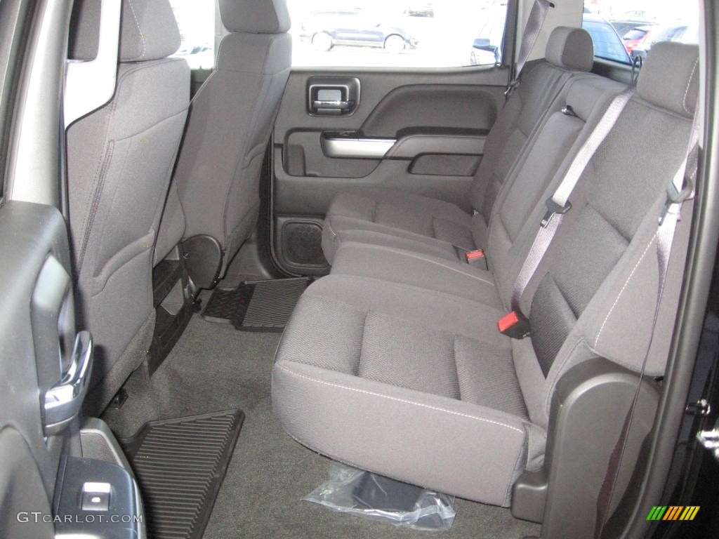 2017 Chevrolet Silverado 1500 LT Crew Cab 4x4 Rear Seat Photo #118657619