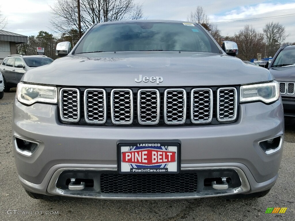 2017 Grand Cherokee Overland 4x4 - Billet Silver Metallic / Black photo #2