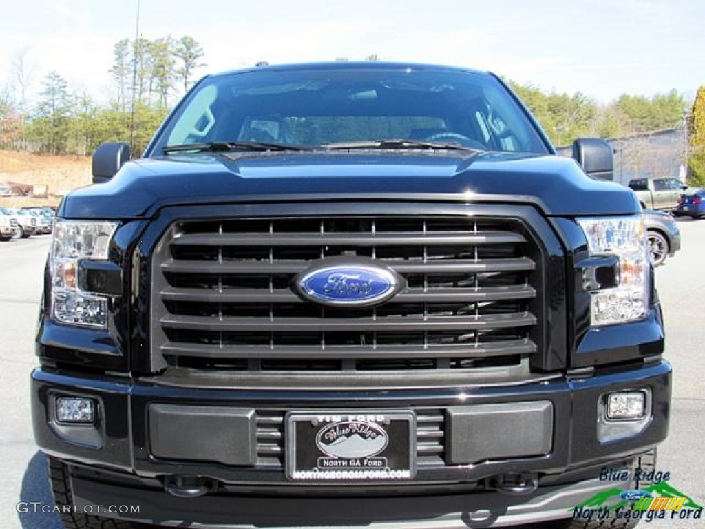 2017 F150 XL SuperCab 4x4 - Shadow Black / Earth Gray photo #8