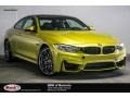 2017 Austin Yellow Metallic BMW M4 Coupe  photo #1